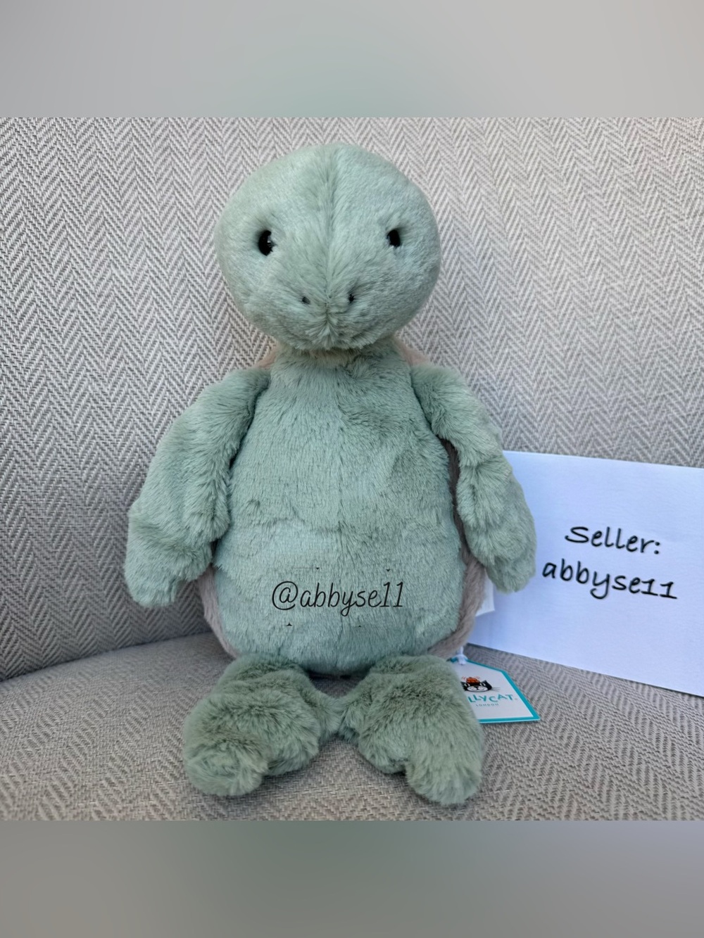 Jellycat Bashful Turtle - Medium - Authentic - Brand New With Tags - Fast Ship